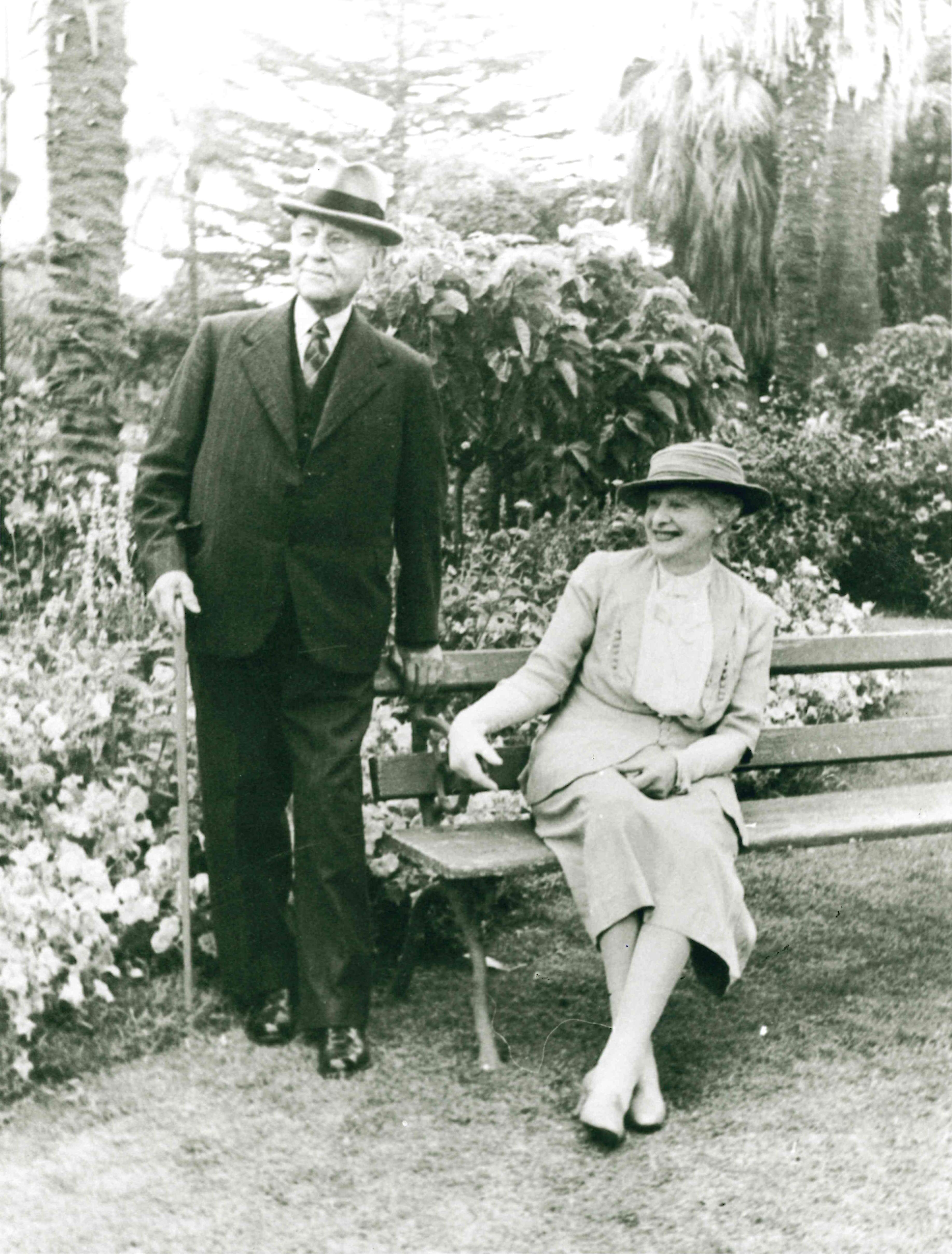 Otto von Rieben and his niece